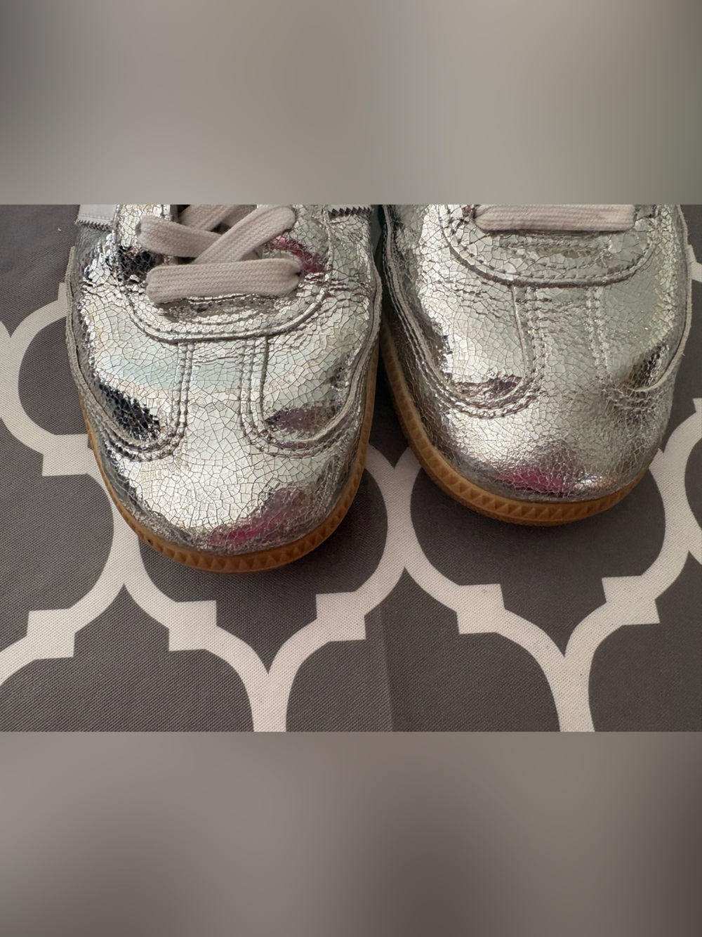 Adidas Samba OG silver metallic sneakers - Picture 5 of 12